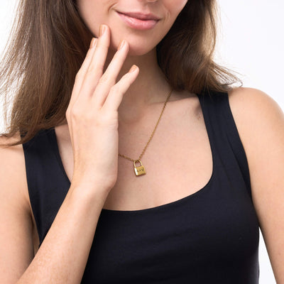 Personalised Lock Necklace
