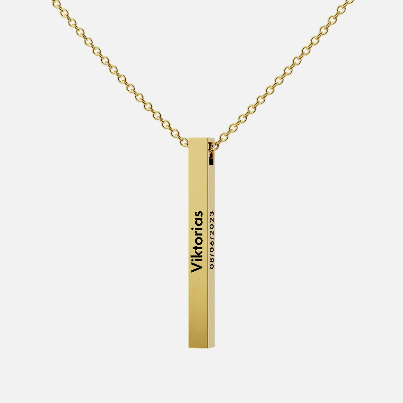 Personalized Bar Necklace