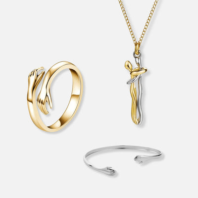 Hug Ring, Hug Necklace & Hug Bracelet